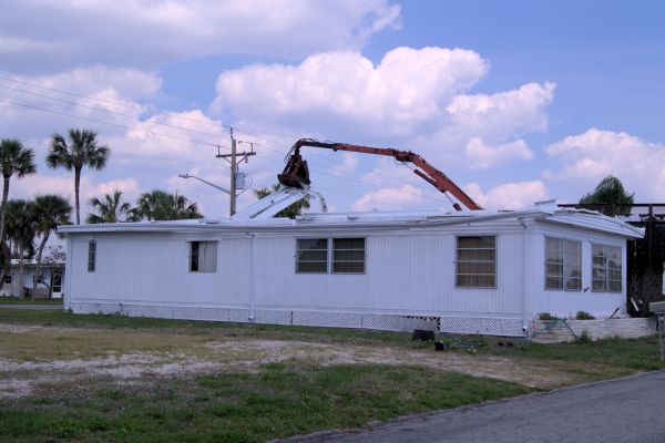 Mobile Home Demolition in Trenton