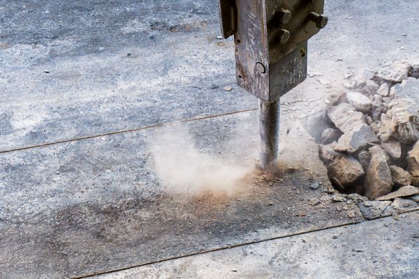 Concrete Patio Removal in Trenton