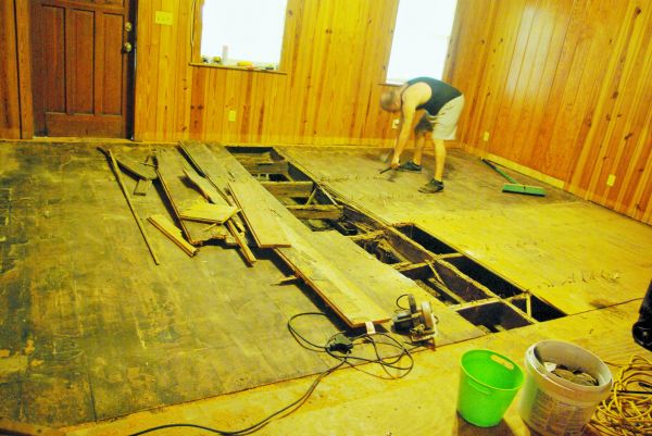 Subfloor Demolition in Trenton