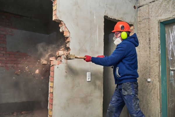 Concrete Wall Demolition in Trenton