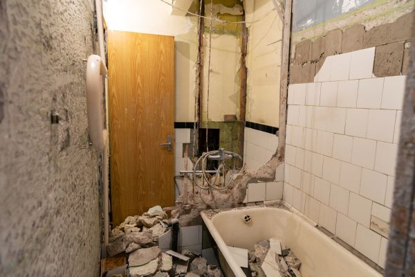 Shower Tile Demolition in Trenton